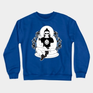 Metal Büddha Crewneck Sweatshirt